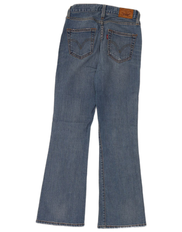 LEVI'S Womens Curvy Bootcut Jeans US 0 XS W25 L30 Blue Cotton