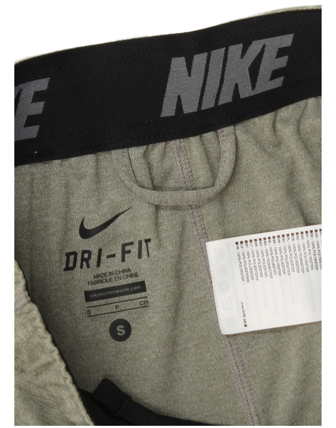 Мужские спортивные шорты Nike Dri Fit, маленький зеленый полиэстер