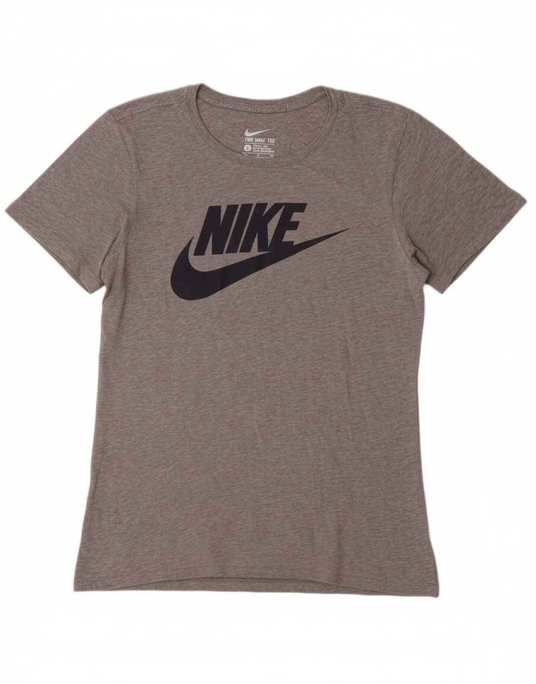 Мужская футболка с рисунком Nike, маленький серый хлопок