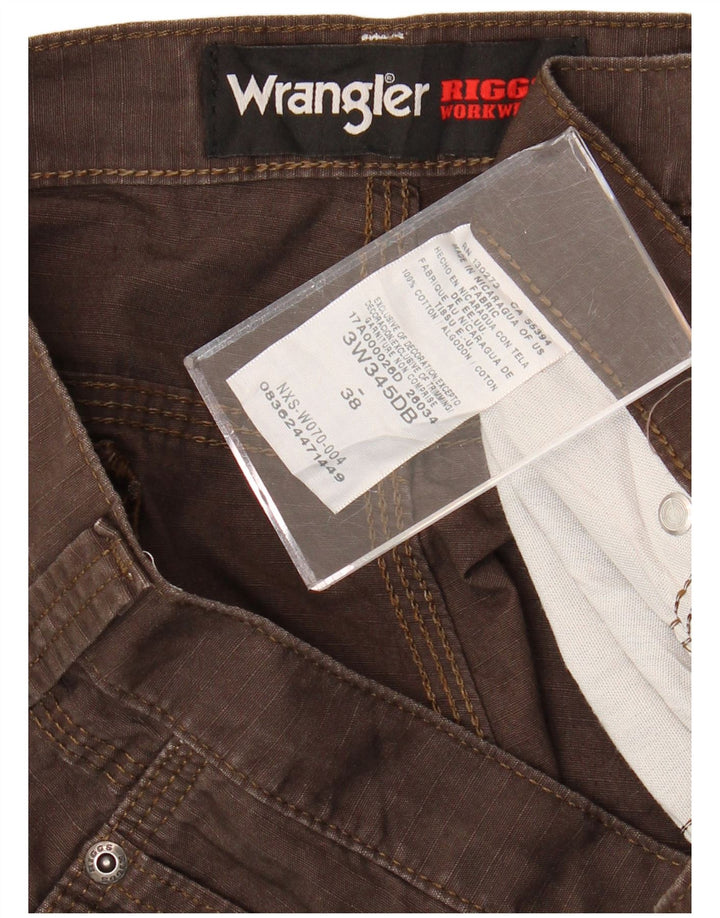Мужские шорты карго Wrangler W38 XL, коричневые, хлопок