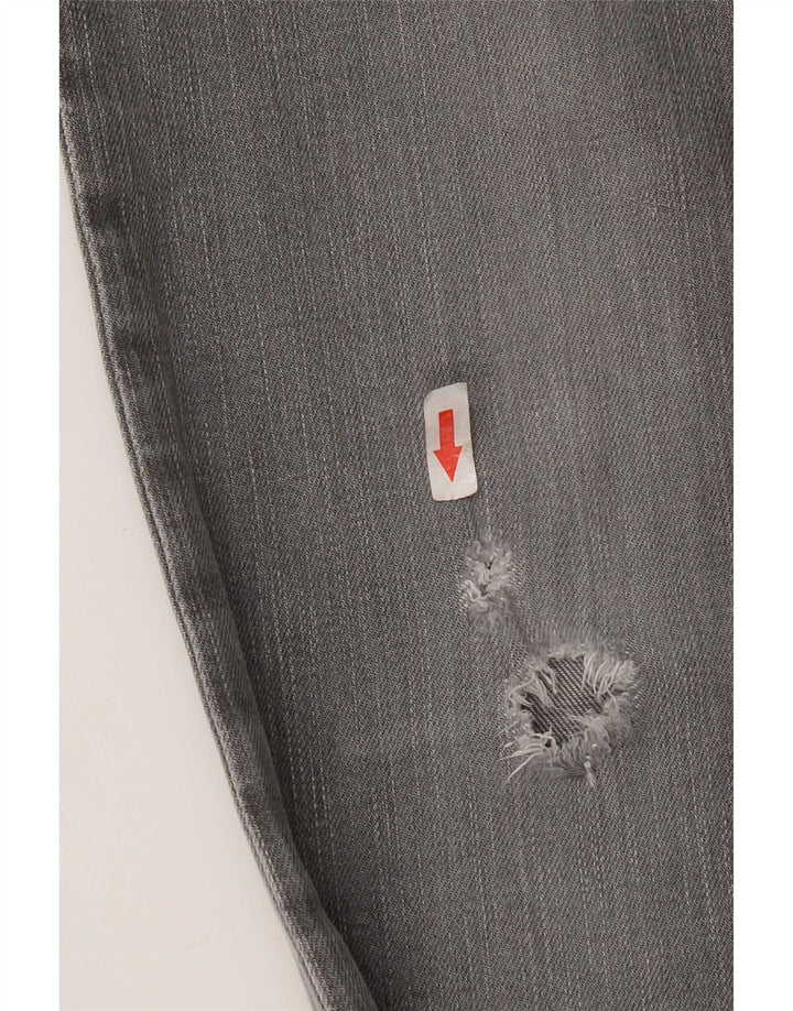 Мужские джинсы Carhartt Slim, размер 30 W30 L32, серые, хлопок