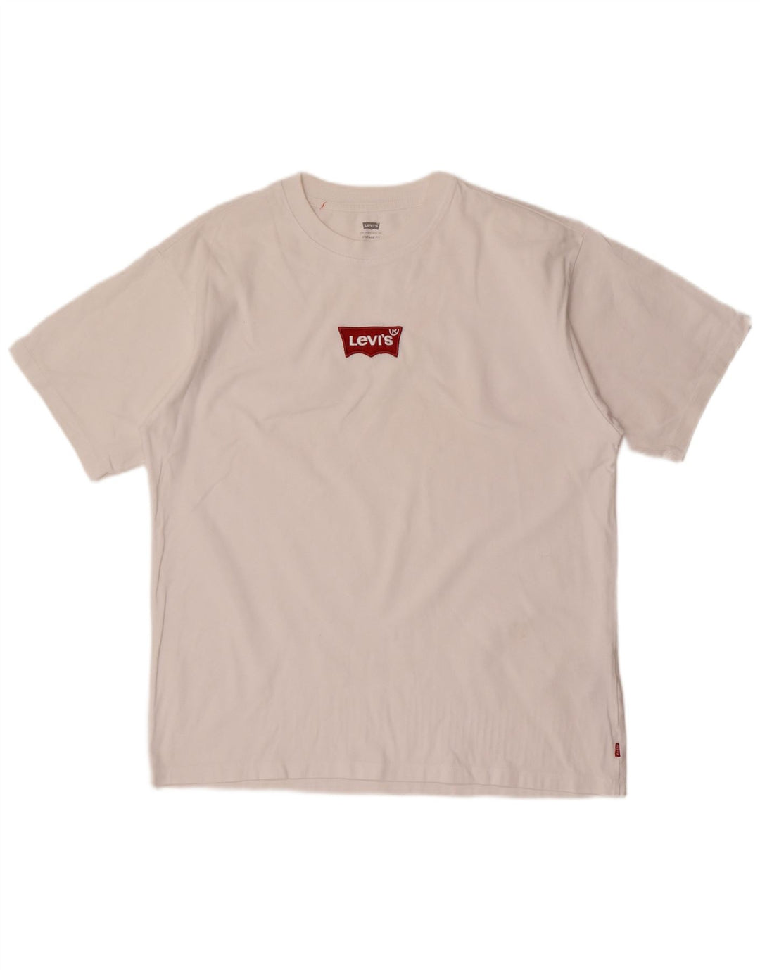 Мужская футболка Levi's Vintage Fit, топ среднего размера, белый хлопок, хлопок