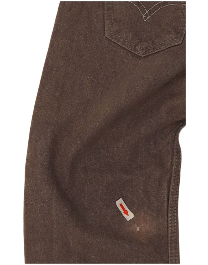 Женские прямые джинсы Levi's 505 Regular W25 L25, серый хлопок