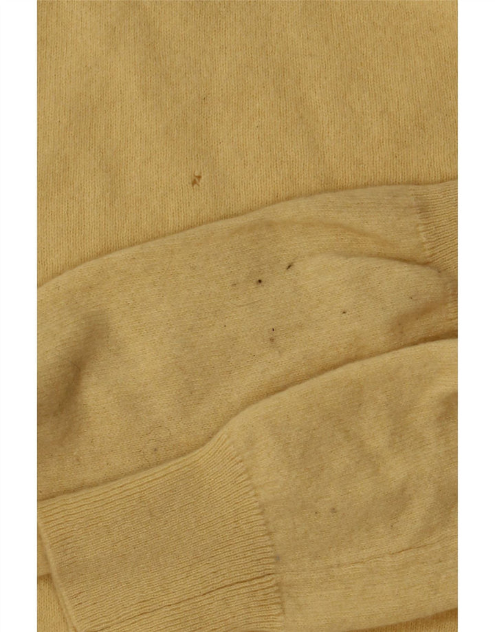 Женский джемпер с высоким воротником Massimo Dutti UK 6 XS, желтая шерсть