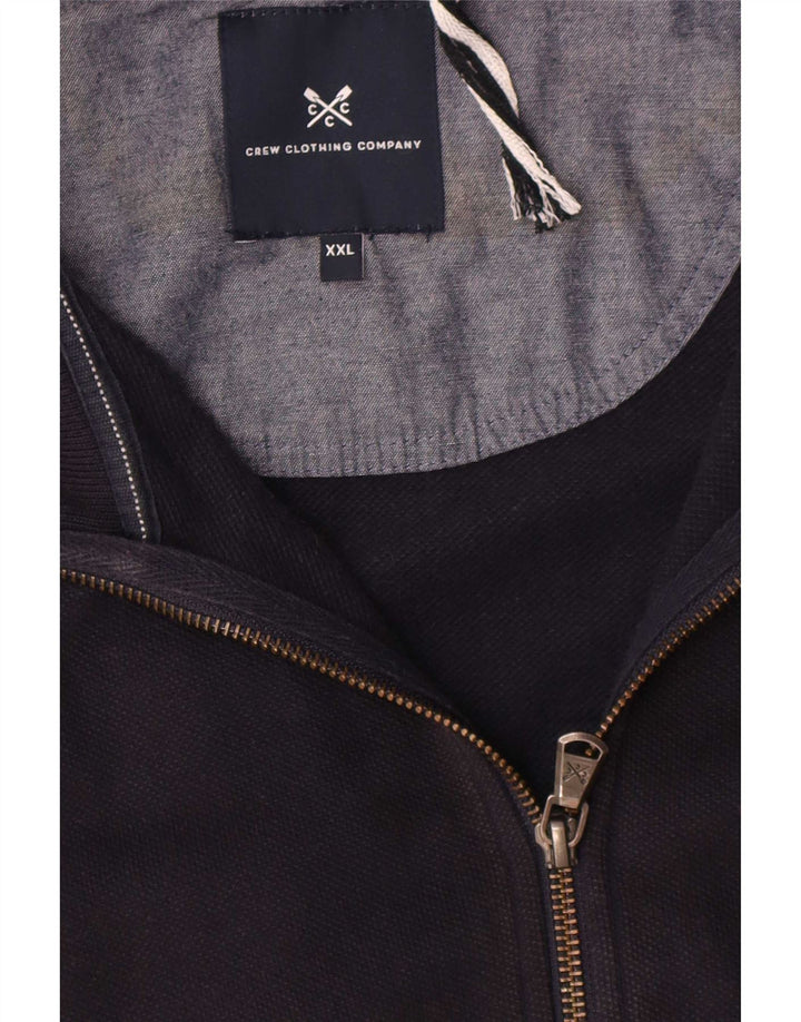 Crew Clothing Мужской спортивный костюм Верхняя куртка 2XL Темно-синий хлопок