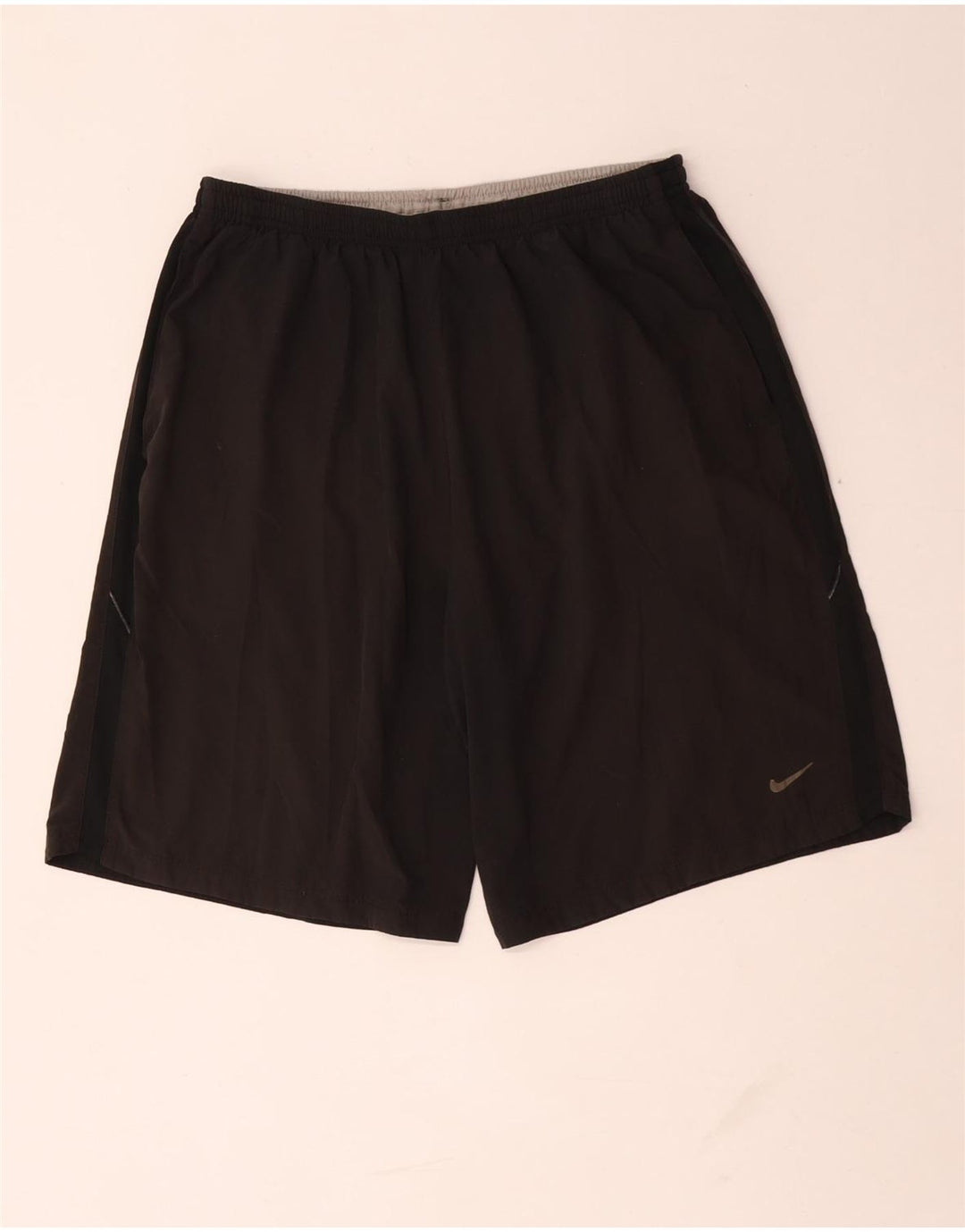 Мужские спортивные шорты Nike Dri Fit, большие черные, полиэстер