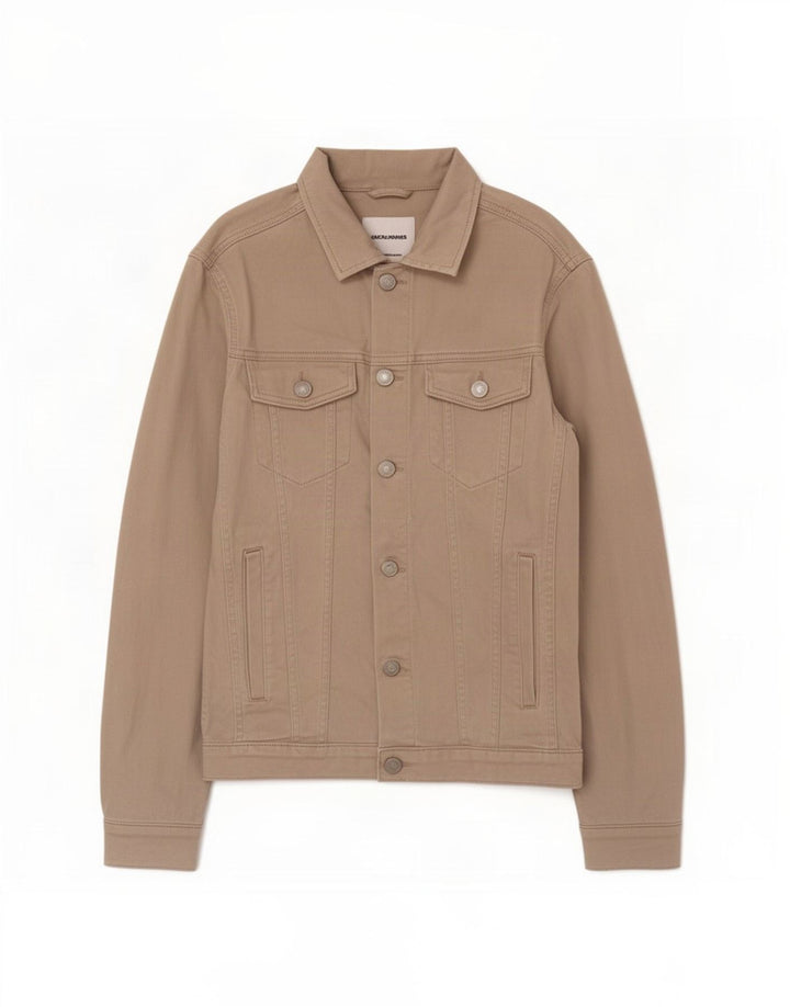 Мужская куртка Jack & Jones UK 34 XS серая, хлопок