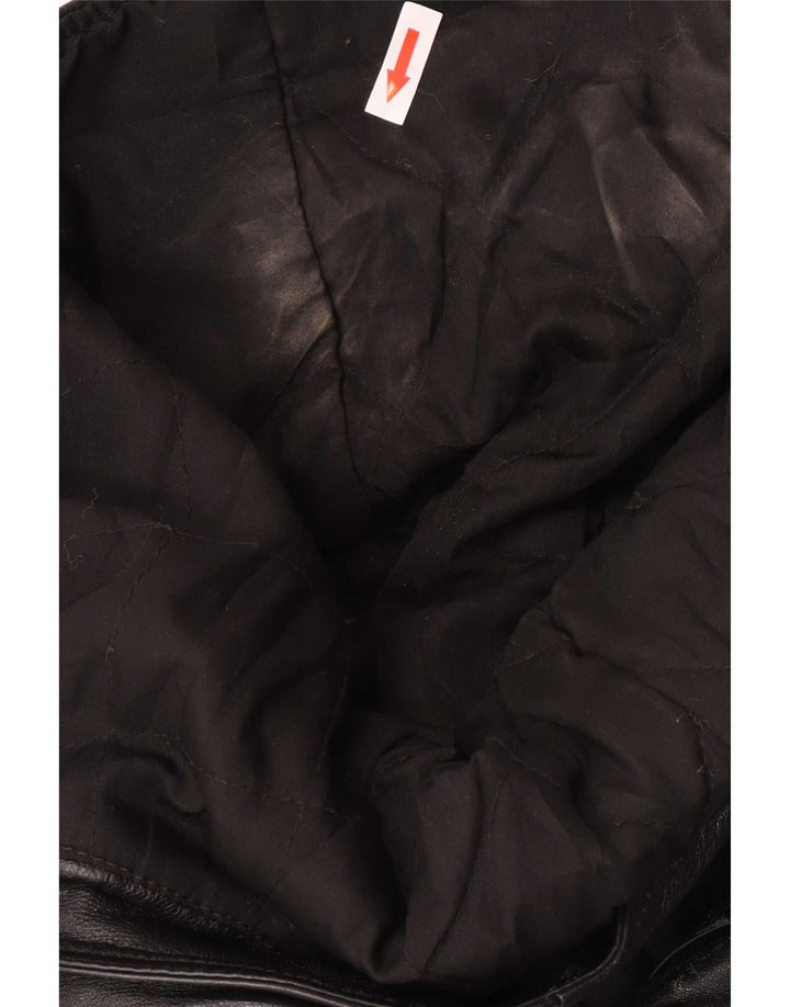 Conbipel Мужская спортивная кожаная куртка с капюшоном IT 56 2XL Черный