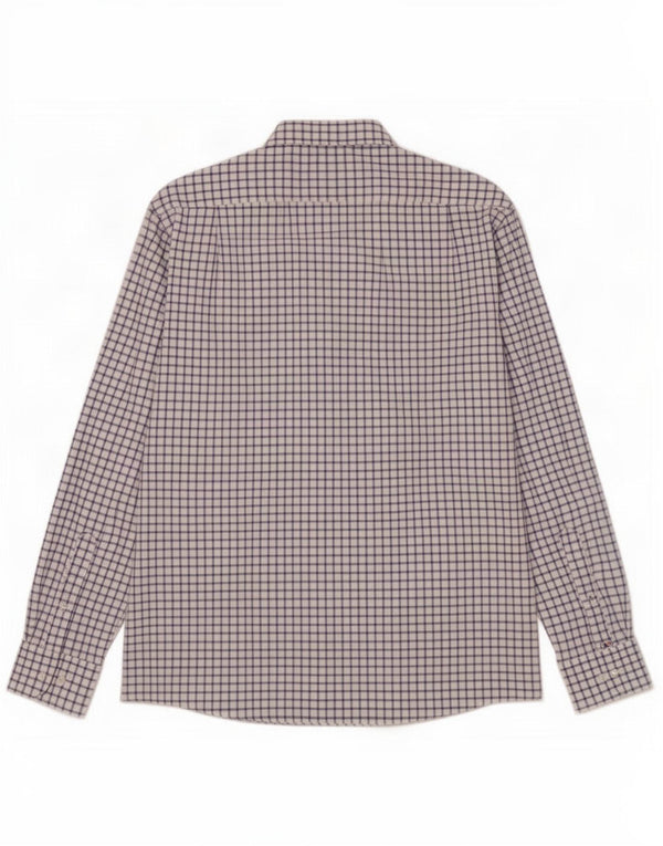 Мужская рубашка Tommy Hilfiger, размер 16, 1/2, большая белая клетка, хлопок
