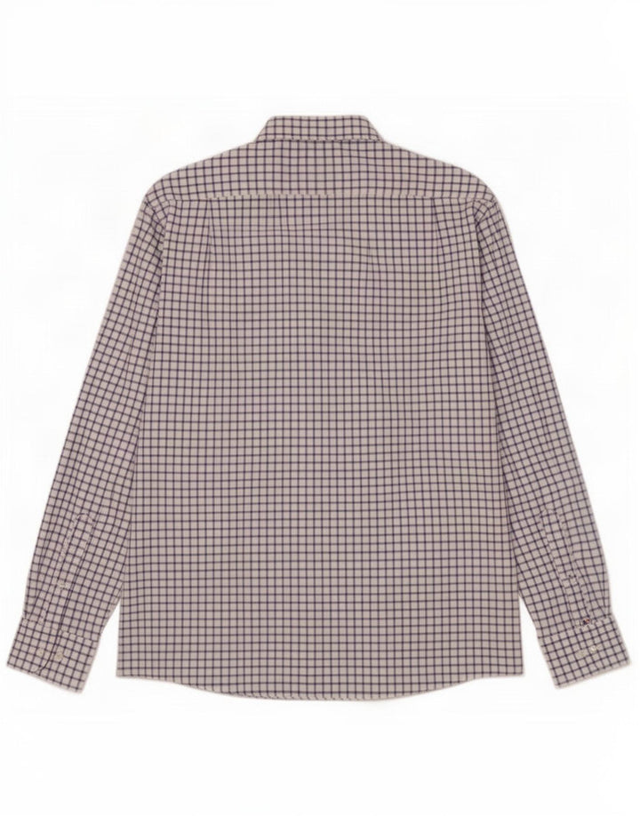 Мужская рубашка Tommy Hilfiger, размер 16, 1/2, большая белая клетка, хлопок