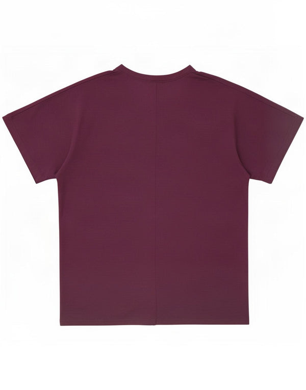 Женская футболка оверсайз Zara Top UK 20 2XL Фиолетовый