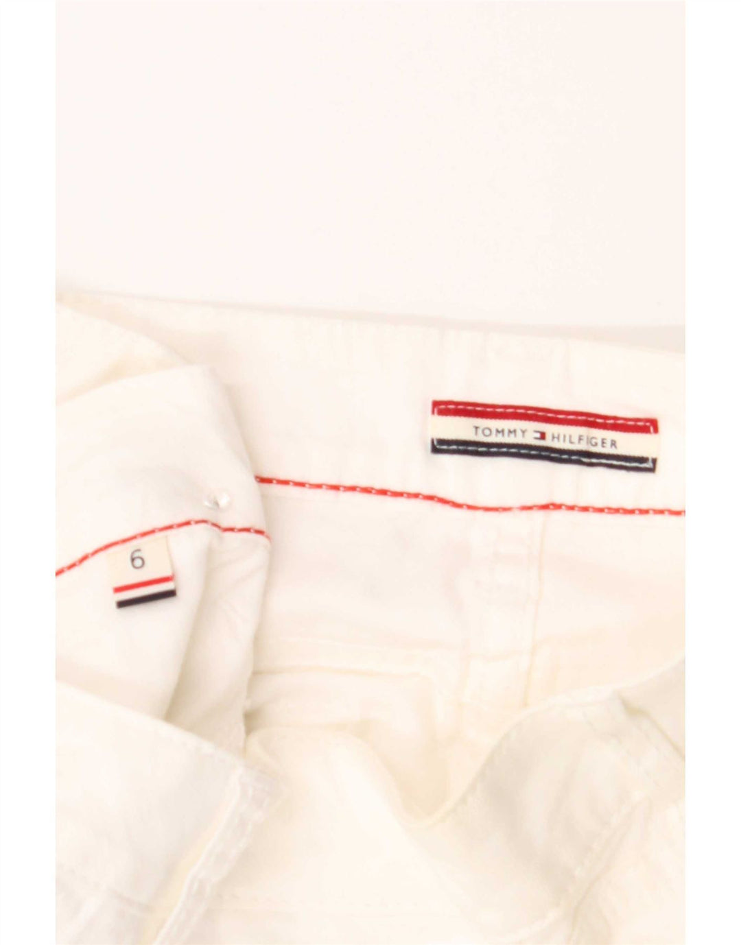 Женские шорты чинос Tommy Hilfiger US 6 Medium W32 Белый хлопок