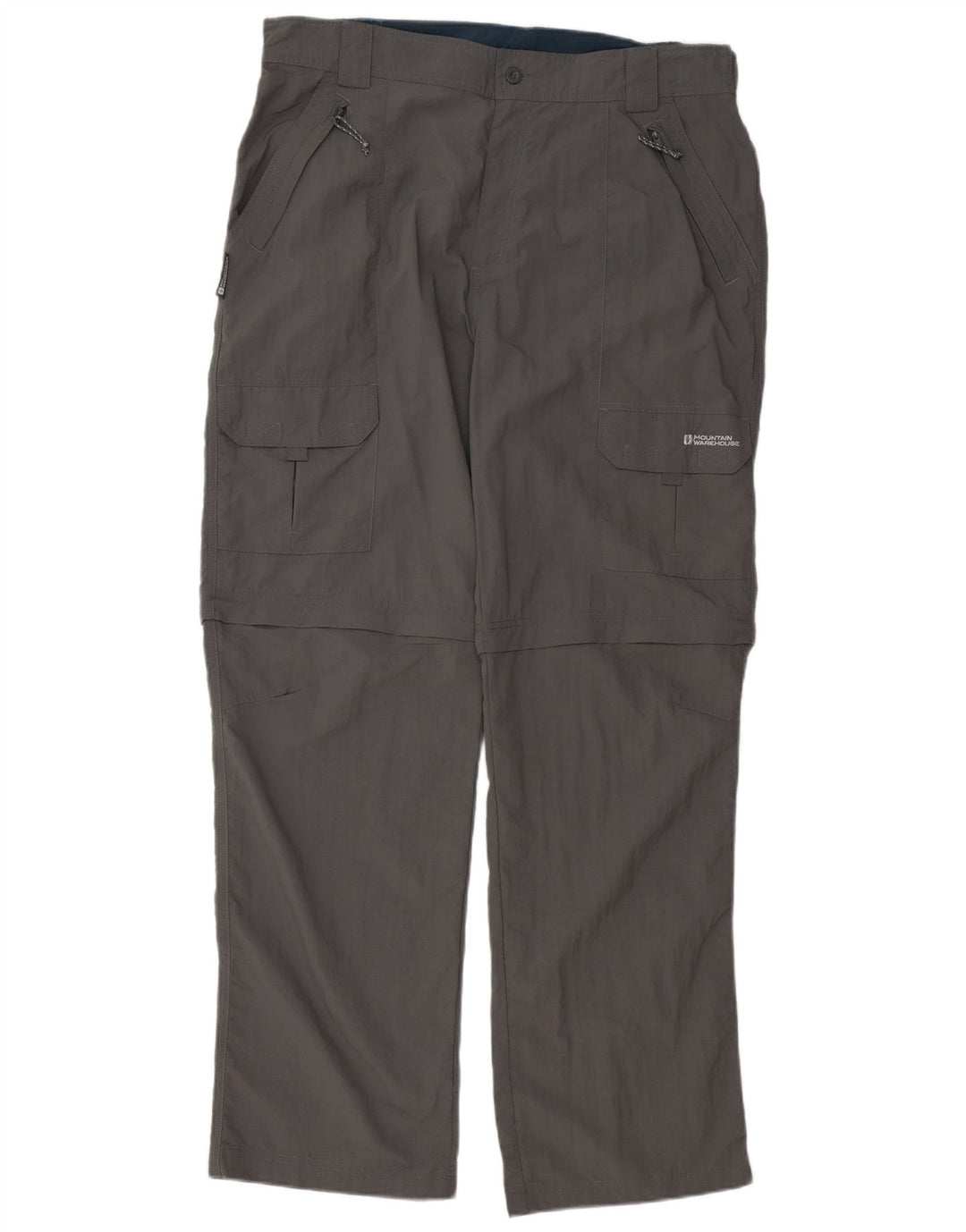Мужские прямые брюки-карго Mountain Warehouse W38 L34, серый нейлон