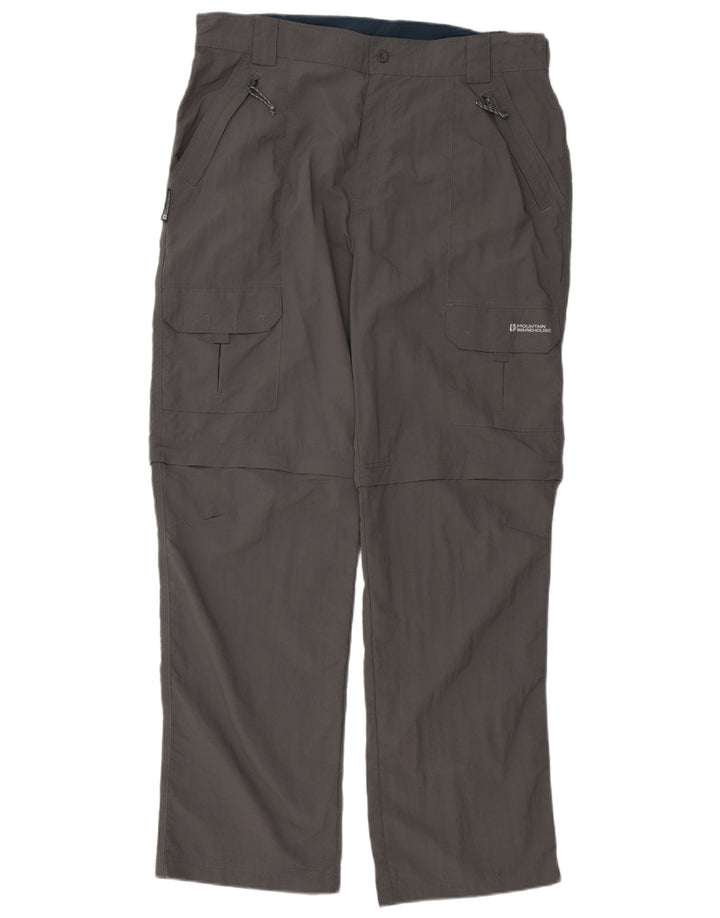 Мужские прямые брюки-карго Mountain Warehouse W38 L34, серый нейлон