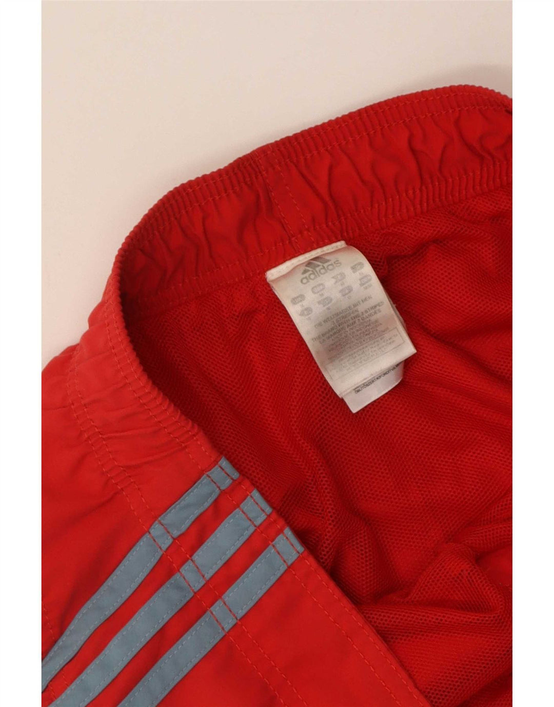 Мужские шорты для плавания Adidas среднего красного цвета из полиэстера