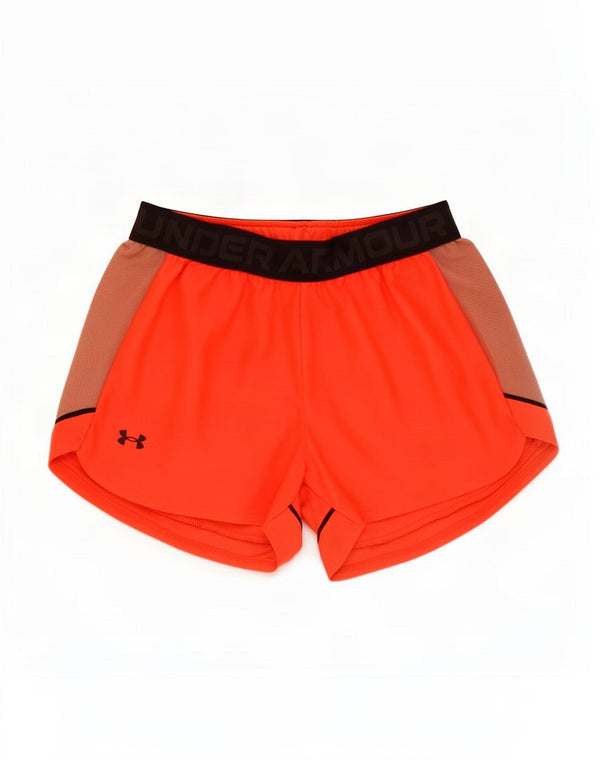Женские спортивные шорты с графическим рисунком Under Armour UK 8, маленькие оранжевые цветные блоки