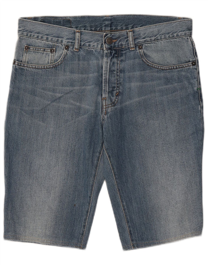 Джинсовые шорты Benetton W33 средние синие