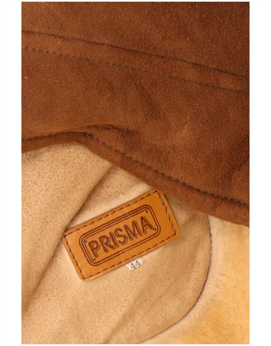 Prisma Женская дубленка оверсайз EU 44 XL Коричневая кожа