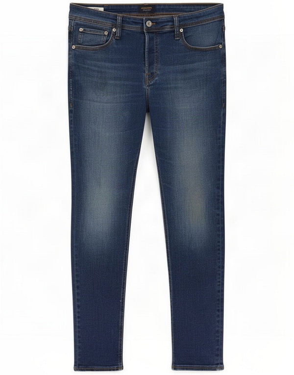 Мужские узкие джинсы Jack & Jones GLENN W34 L30, синий хлопок