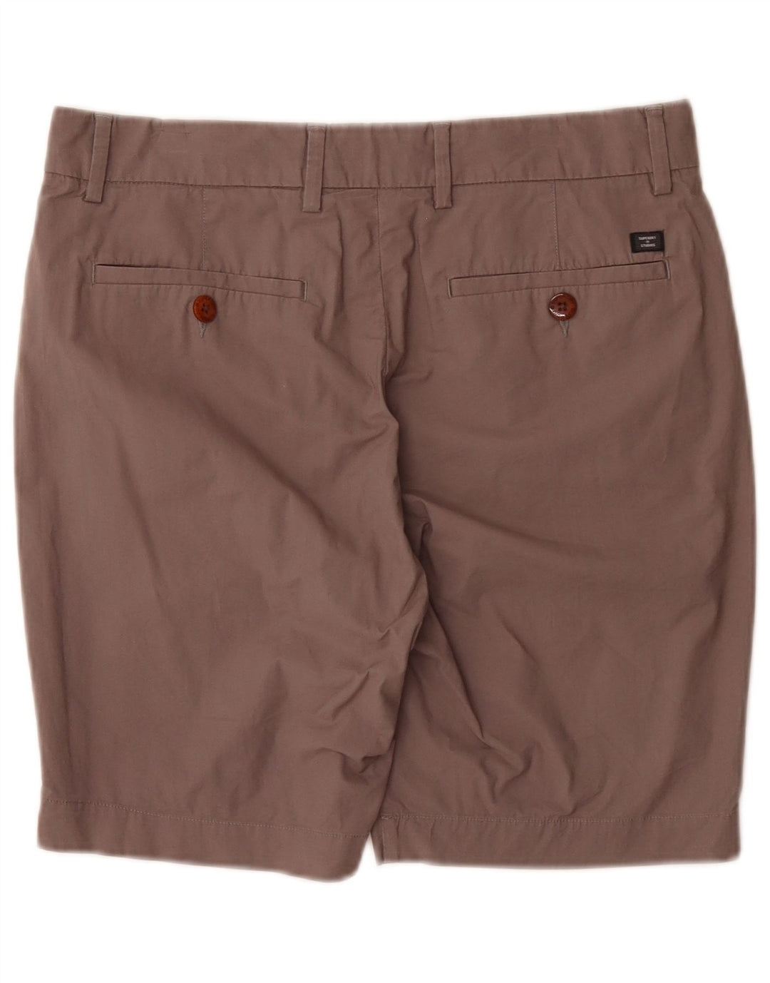 Мужские шорты-чиносы Superdry Regular W32, большие коричневые, хлопок