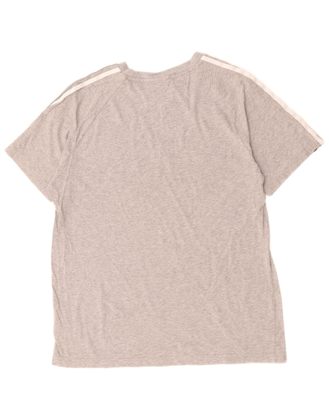 Мужская футболка ADIDAS, большой серый хлопок с крапинками