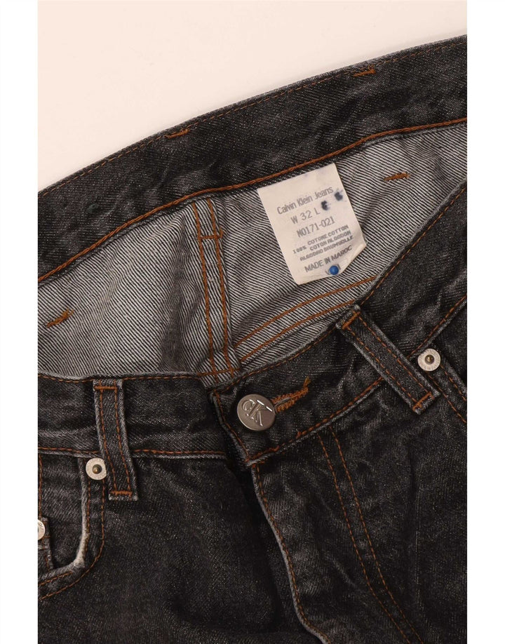 Мужские прямые джинсы Calvin Klein W32 L31, черный хлопок