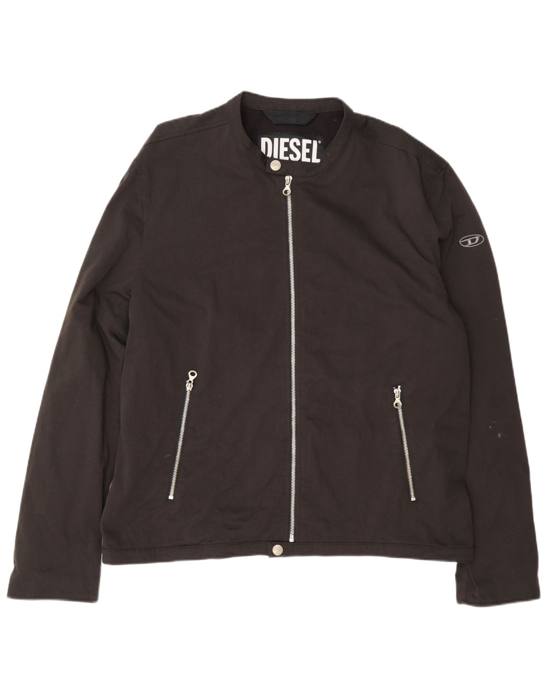 Мужская куртка-бомбер Diesel UK 44 2XL черная