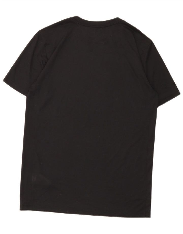 Мужская футболка Nike Dri Fit, маленький черный полиэстер