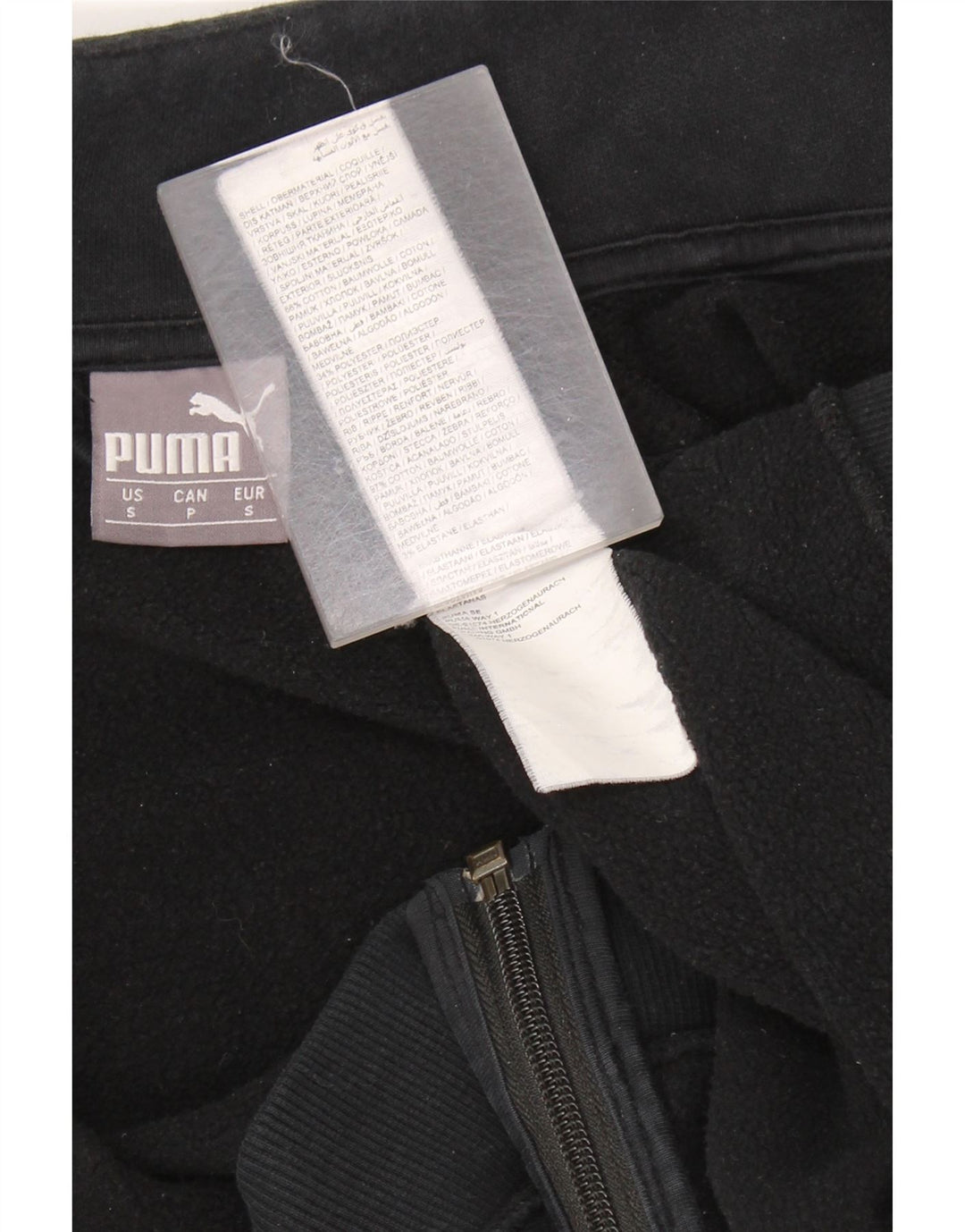 Мужской спортивный костюм PUMA, верхняя куртка, маленький черный, хлопок