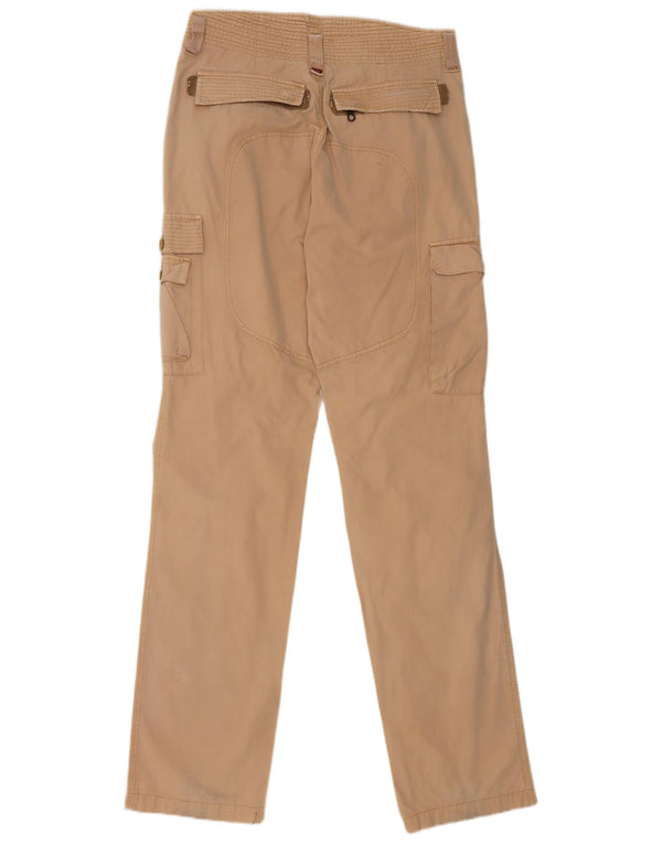 Мужские прямые брюки карго Jaggy W34 L34 бежевого цвета, хлопок