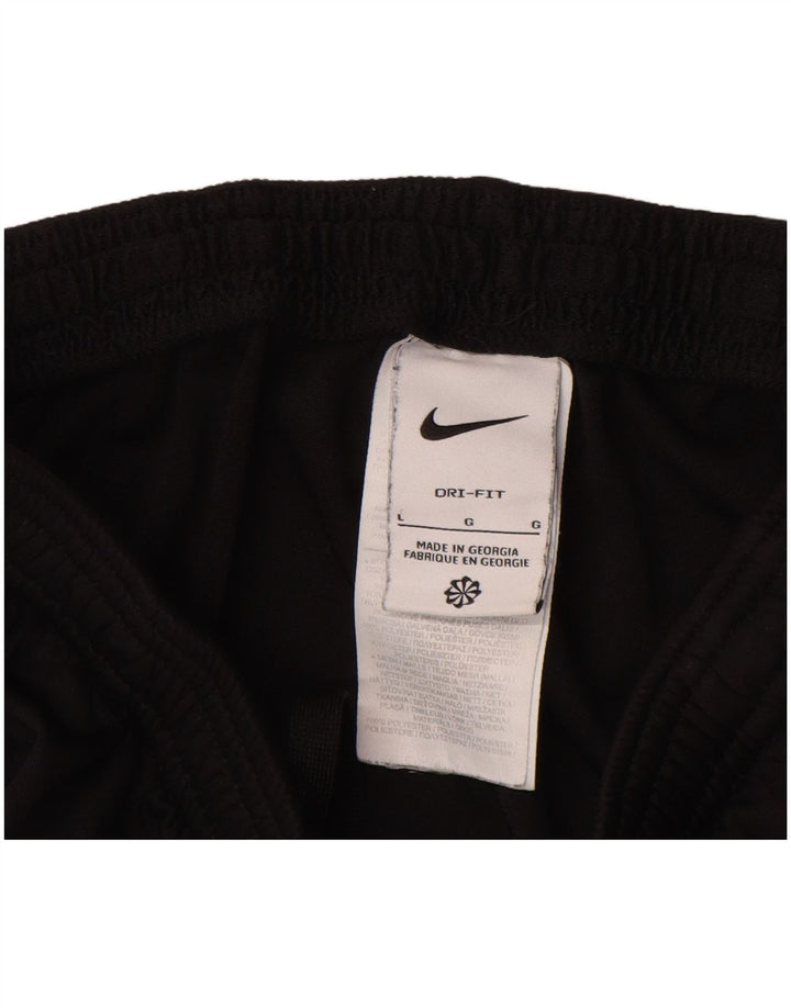 Спортивные брюки Nike для мальчиков Dri Fit, 12–13 лет, большой черный полиэстер
