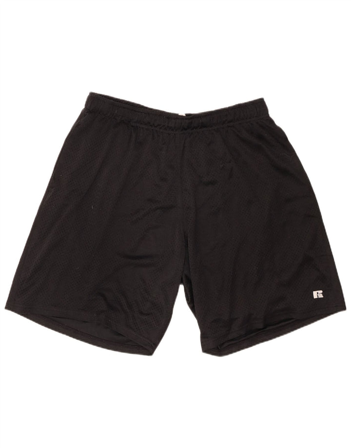 Мужские спортивные шорты RUSSELL ATHLETIC XL, черный полиэстер