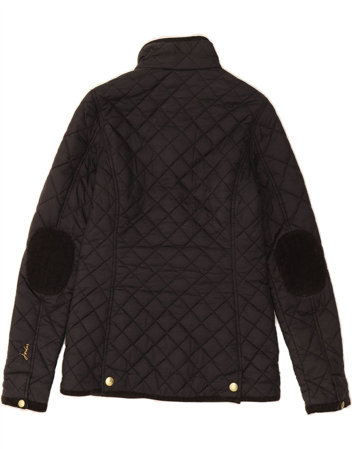 JOULES Womens Quilted Jacket UK 6 XS  Black Polyamide Vintage Joules and Second-Hand Joules from Messina Hembry 