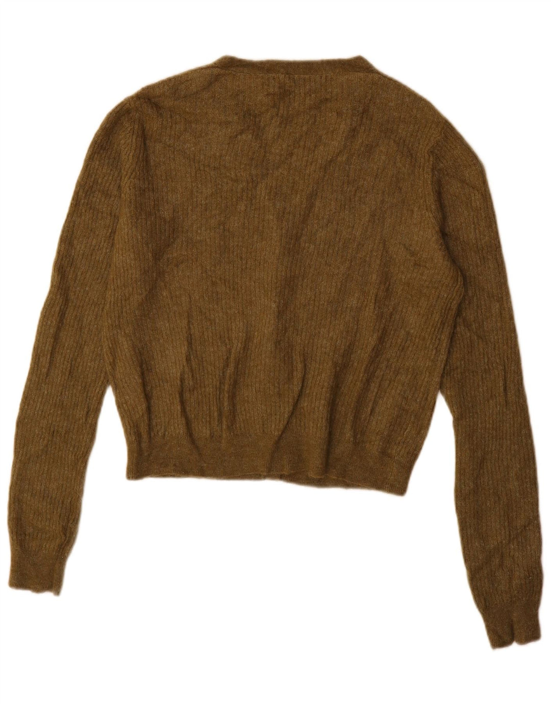 Женский кардиган Zara UK 16, большой цвет хаки, полиамид
