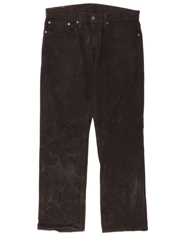Мужские прямые джинсы свободного кроя Levi's 559 W34 L32, черный хлопок