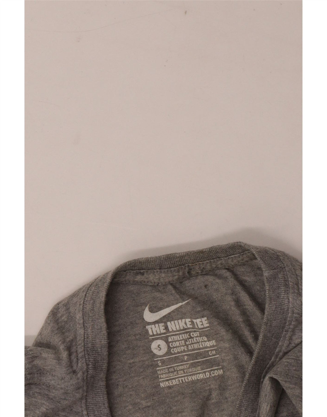 Мужская футболка спортивного кроя Nike, маленький серый в крапинку