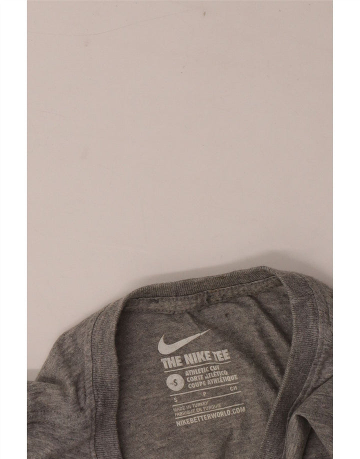 Мужская футболка спортивного кроя Nike, маленький серый в крапинку