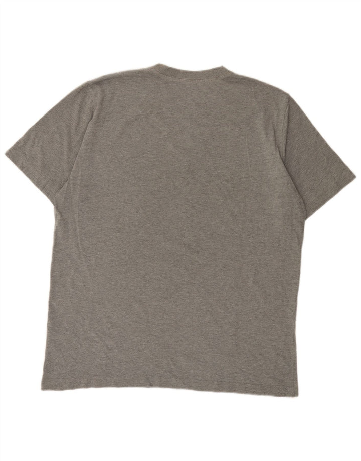 Мужская футболка с рисунком Nike Top XL, серый хлопок с крапинками