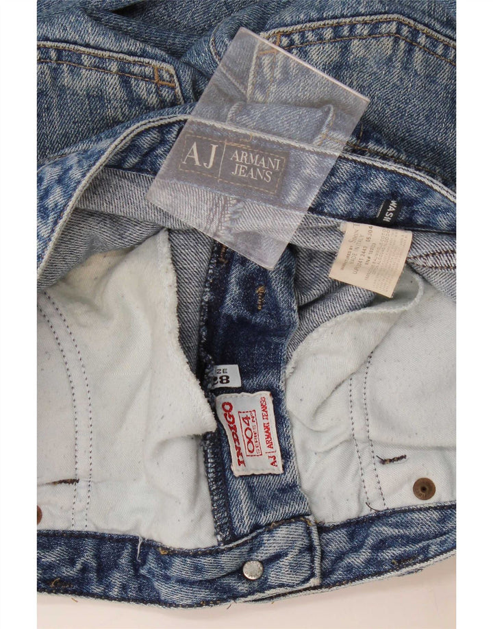 Женские прямые джинсы Armani W28 L28 синие, хлопок