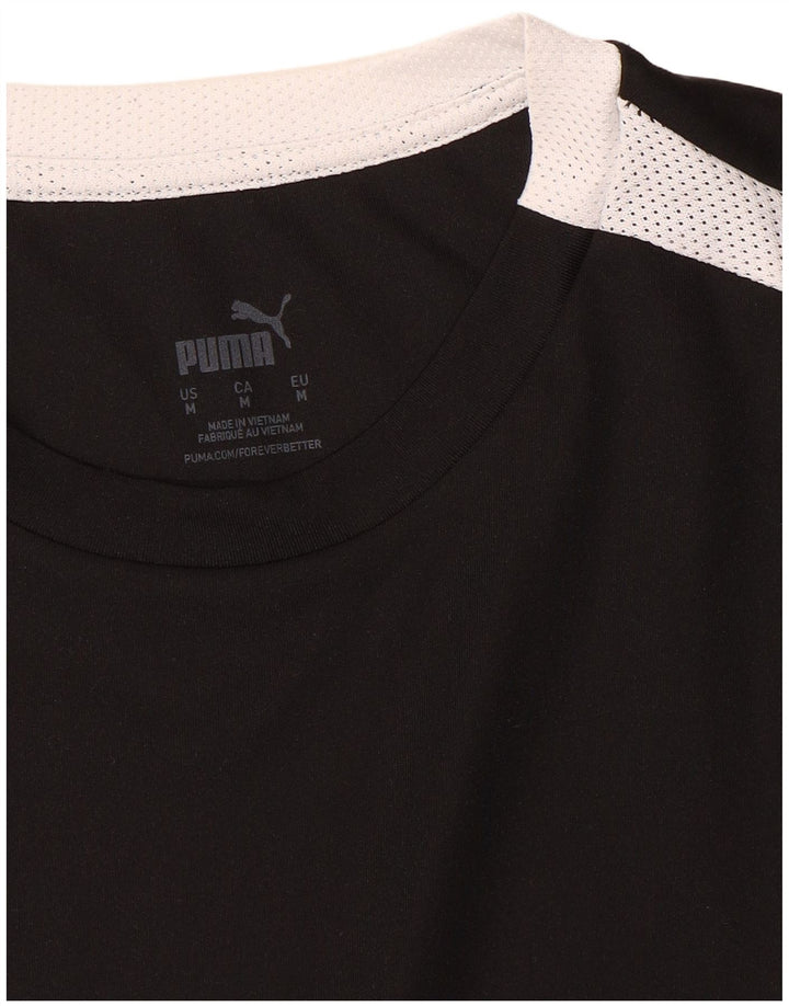 Мужская футболка Puma Top Medium Black с цветными блоками