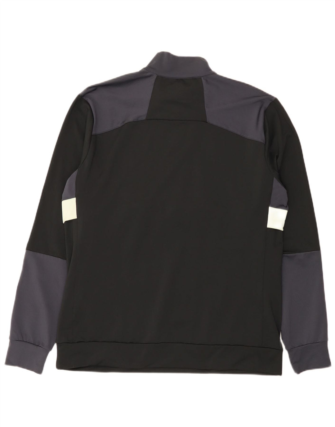 Мужской свитшот с воротником на молнии Lyle & Scott, большой черный, с цветными блоками