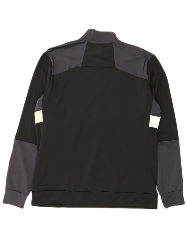 Мужской свитшот с воротником на молнии Lyle & Scott, большой черный, с цветными блоками