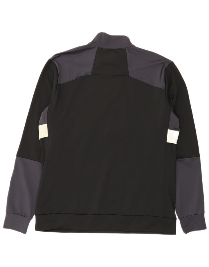 Мужской свитшот с воротником на молнии Lyle & Scott, большой черный, с цветными блоками