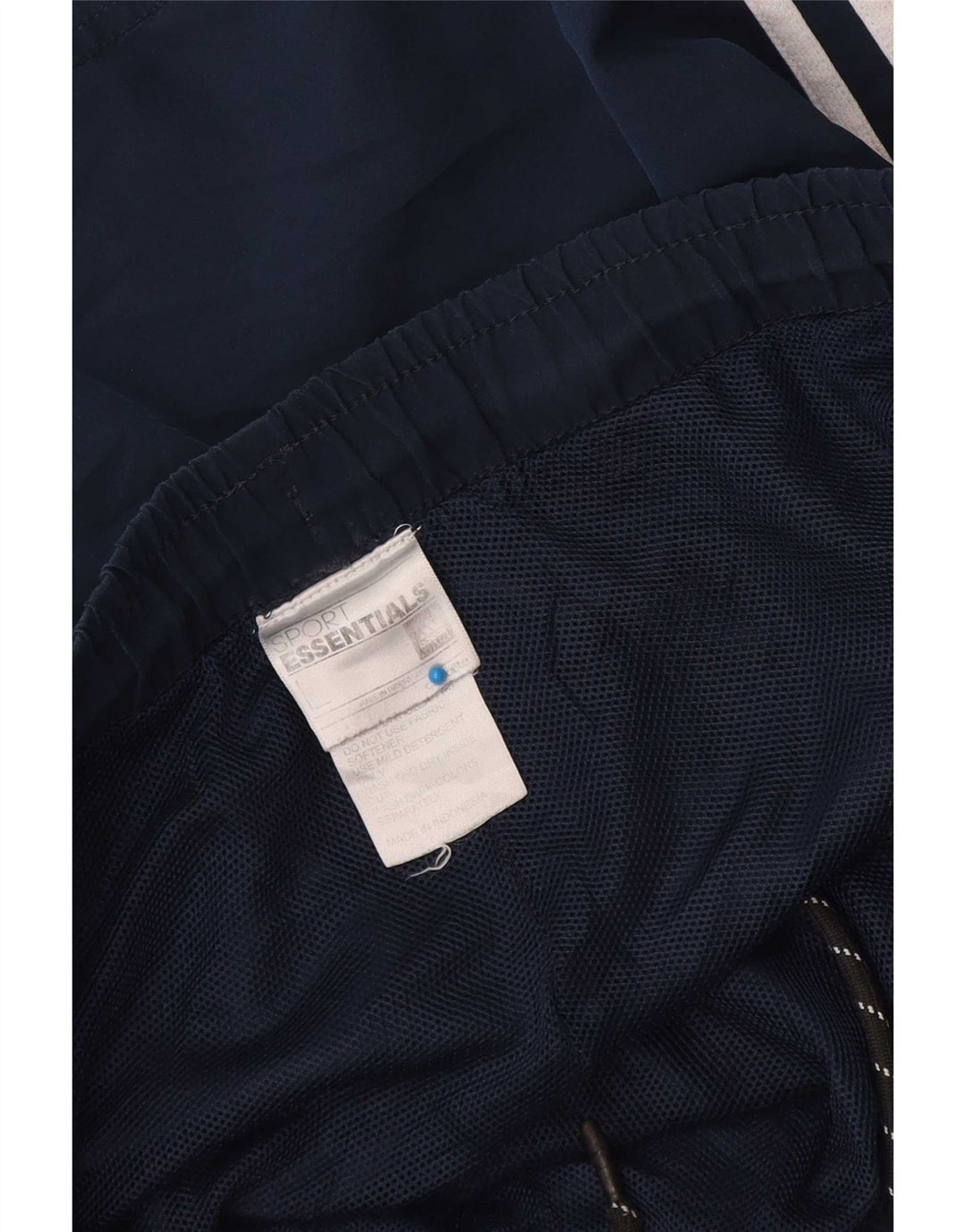 Мужские спортивные шорты Adidas Climalite, большие темно-синие, полиэстер