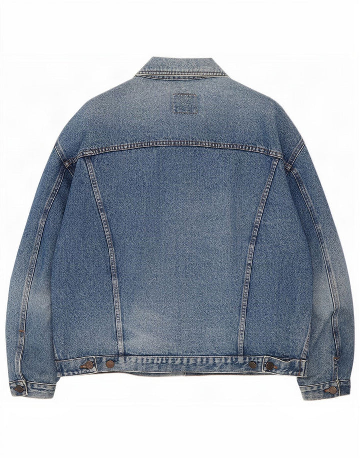 Мужская джинсовая куртка Benetton IT 52 XL, синий хлопок