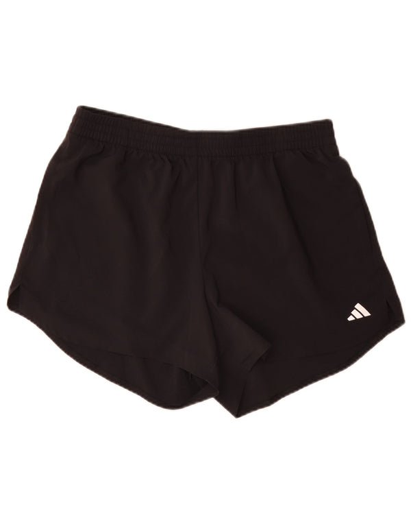 Женские спортивные шорты свободного покроя Adidas UK 12/14, средний черный полиэстер, спортивные