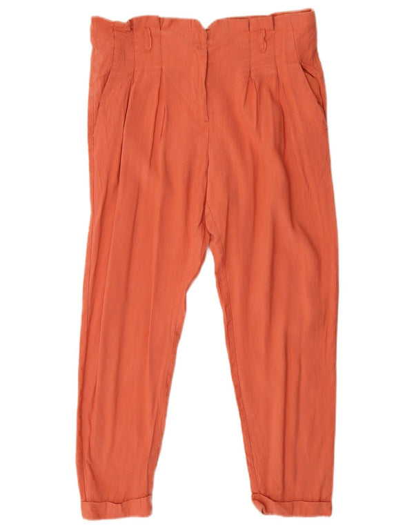 Женские укороченные брюки Topshop UK 12 Medium W30 L25 Оранжевые