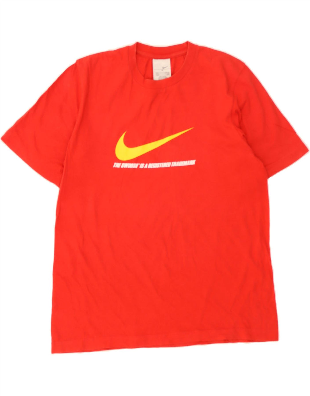 NIKE Womens Graphic T-Shirt Top UK 39/41 Medium Red Cotton Vintage Nike and Second-Hand Nike from Messina Hembry 