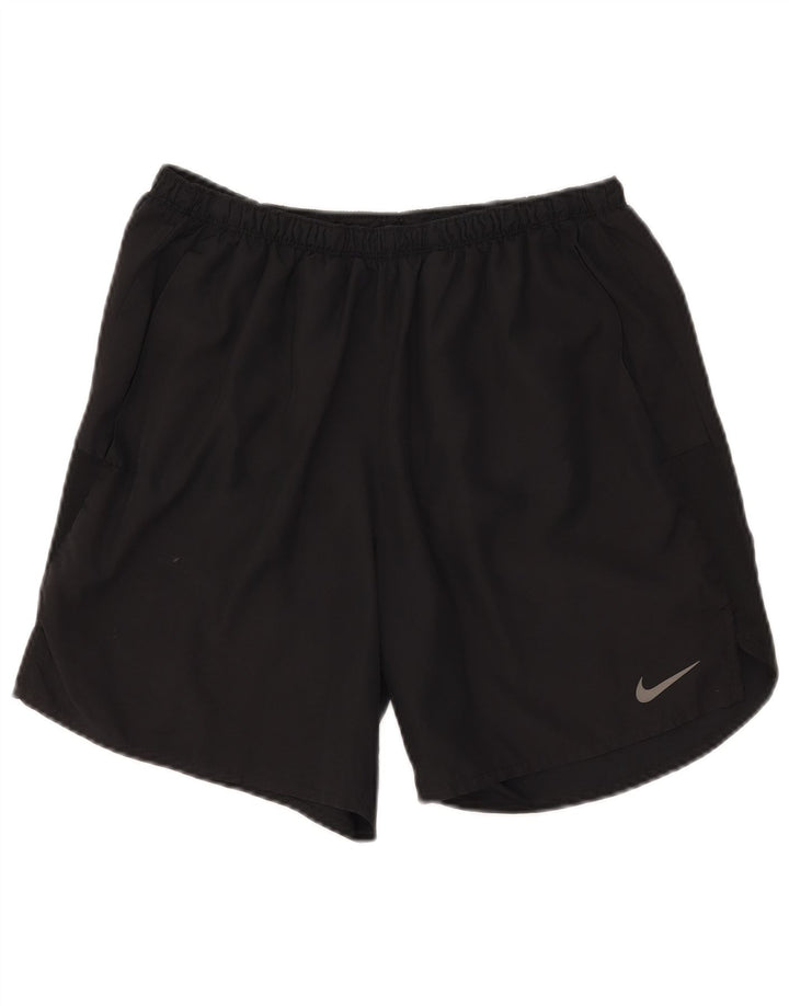 Мужские спортивные шорты Nike Dri Fit, большие черные, полиэстер