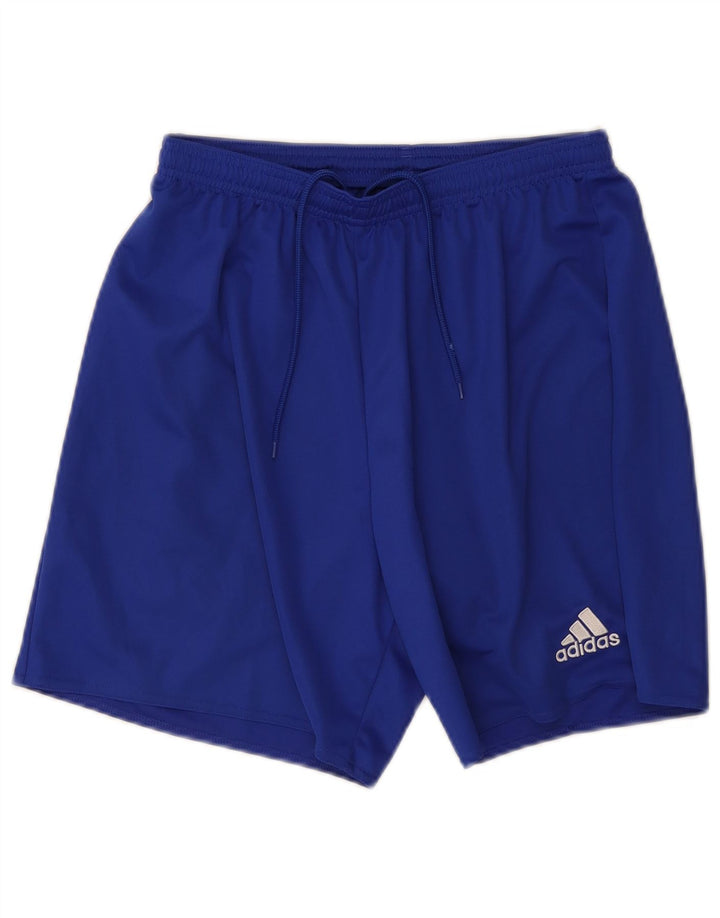 Мужские спортивные шорты Adidas Climalite, средний синий полиэстер